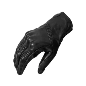 Genuine Leather Motorcycle Gloves Carbon Protect Motorbike Gloves Off-road full finger dirt bike racing gloves