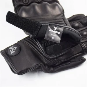 Real Leather Motorcycle Riding Gloves Motorbike Driving Gears Motocross Qualified Full Finger Gloves
