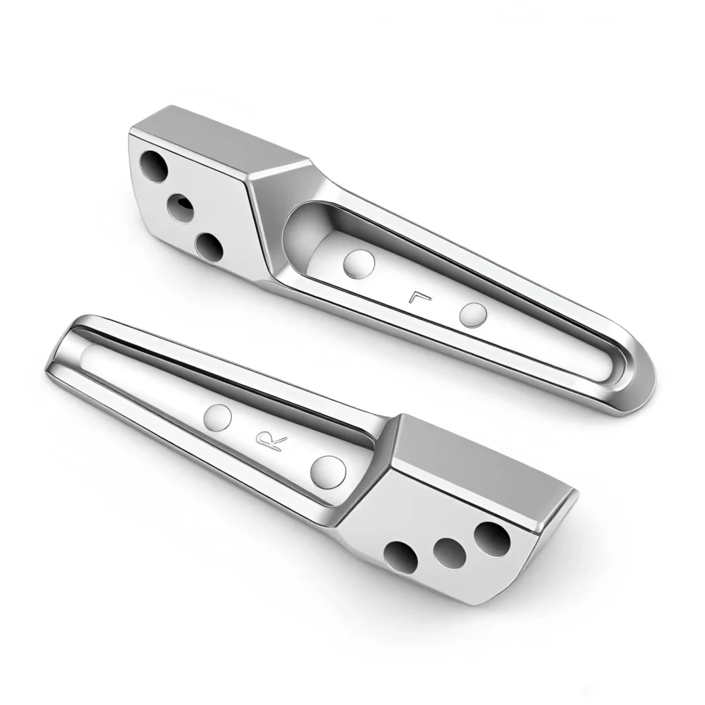 Chrome#Rear-07-Chrome#Rear-08 Motorcycle Parts Foot Mount,Motorbike Rear Footrests Foot Pegs For ZZR 1400 ZX14 ZX-14 2006-2013 07 09 11 12