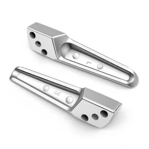 Chrome#Rear-07-Chrome#Rear-08 Motorcycle Parts Foot Mount,Motorbike Rear Footrests Foot Pegs For ZZR 1400 ZX14 ZX-14 2006-2013 07 09 11 12