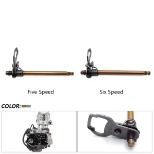 5/6 speed gear shift shaft for Motorcycle Zongshen CBS300 NB300, ZS174MN-3 transmission shift shaft,5 speed shift shaft replacement for ZS174MN-5 NB300