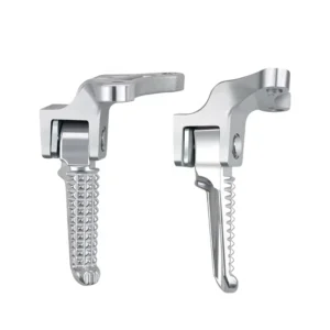 CNC aluminum motorcycle rear footrest,Premium CNC Aluminum Alloy Motorcycle Rear Footrest for Y15 LC135
