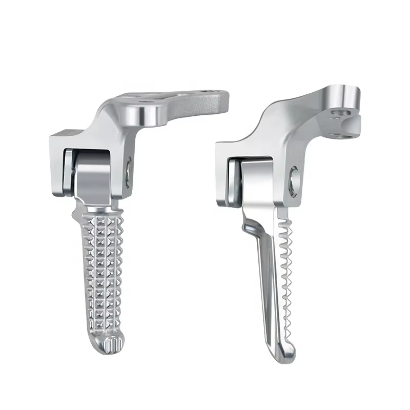 CNC aluminum motorcycle rear footrest,Premium CNC Aluminum Alloy Motorcycle Rear Footrest for Y15 LC135