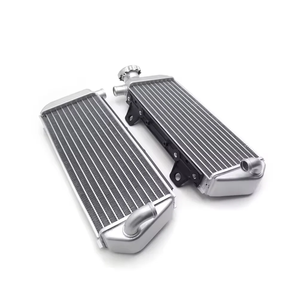 4 stroke dirt bike radiator 250 350 450 500,off-road motorcycle cooling system radiator,EXCF SXF XCF radiator replacement