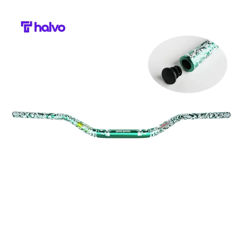 Motorcycle Universal Dirt Bike Motocross Skull Pattern 28mm Handle Bar 1 1/8 Inch HandleBar