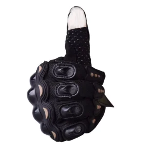 Three Color Designs Breathable Fully Finger Durable Motorcycle Glove