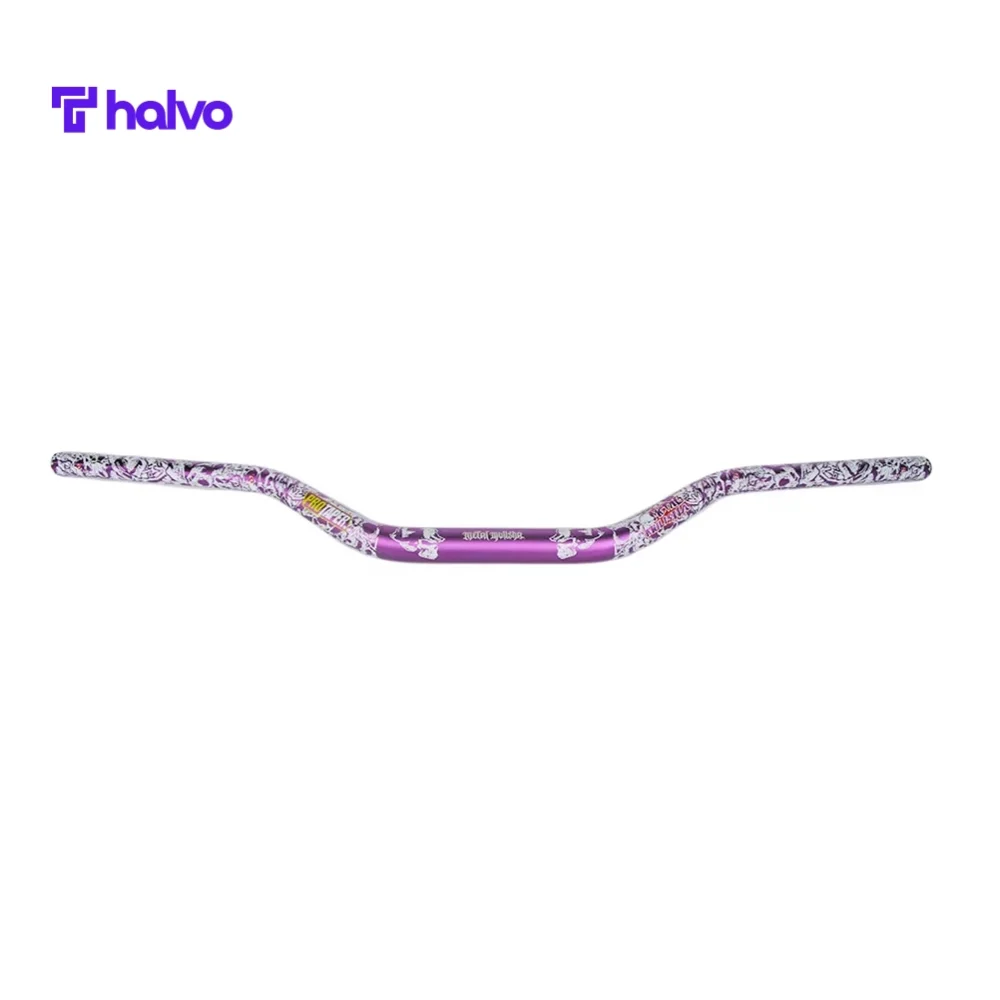 Motorcycle Universal Dirt Bike Motocross Skull Pattern 28mm Handle Bar 1 1/8 Inch HandleBar
