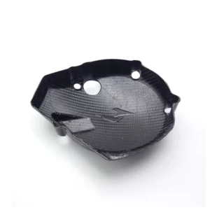 MT250 2T Carbon Fiber Ignition Cover Guard Protector,Carbon Fiber Magnetic Motor Cover for MT250 2-Stroke