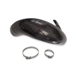 2 Stroke MT250 Engine S7 250cc Dirt Bike Motorcycle Carbon Fiber Exhaust Cover Guard Protection