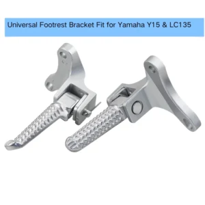 CNC aluminum motorcycle rear footrest,Premium CNC Aluminum Alloy Motorcycle Rear Footrest for Y15 LC135