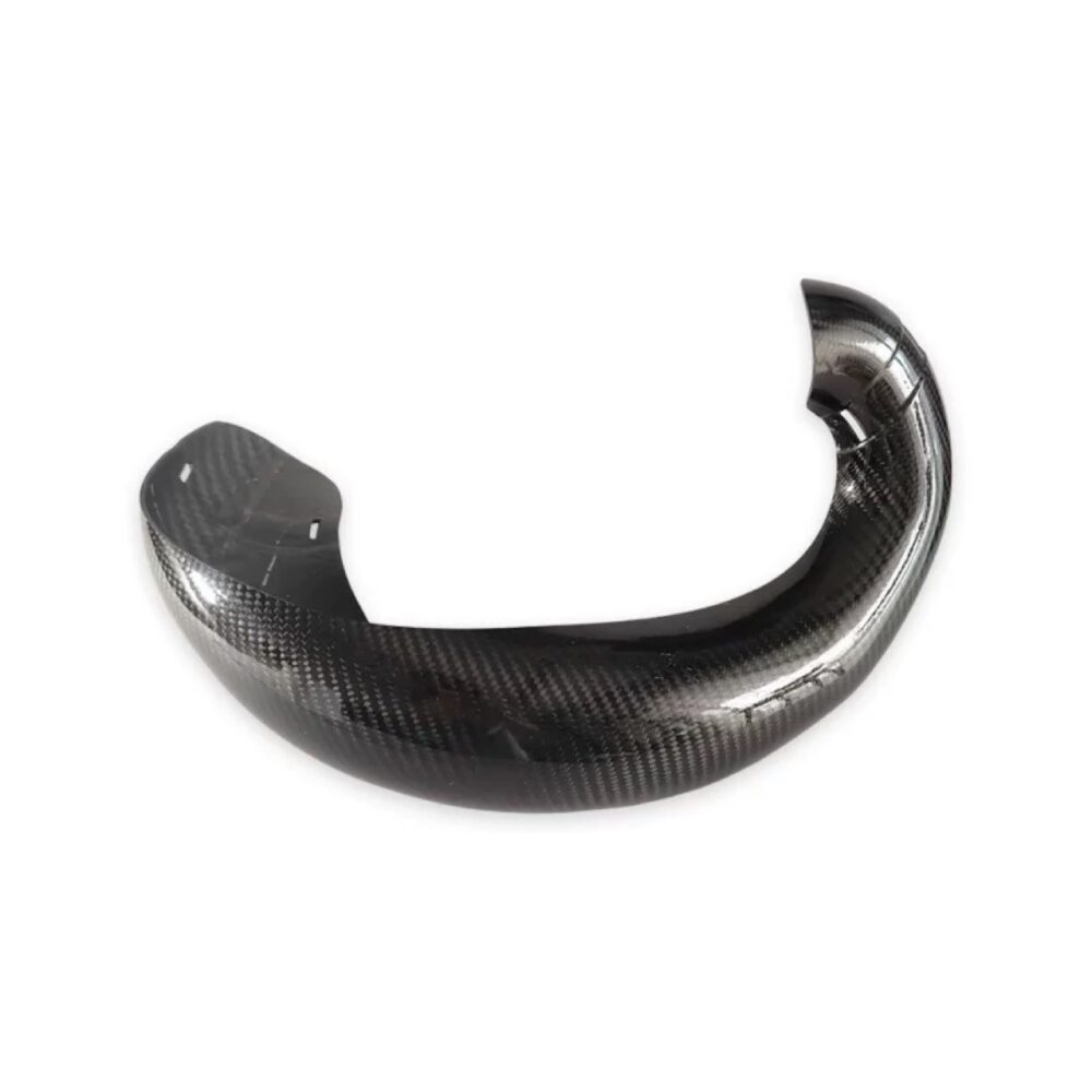 2 Stroke MT250 Engine S7 250cc Dirt Bike Motorcycle Carbon Fiber Exhaust Cover Guard Protection