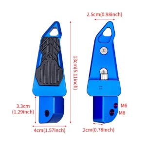 Hauptseite-03 Aluminum Alloy Dirt Bike Pedal for XMAX300 NMAX155 Motorcycle Accessories,Pit Bike Foot Rest