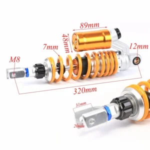 Motorcycle Shock Absorber for Aerox155 Xmax Nmax155,motorcycle rear shock absorber​