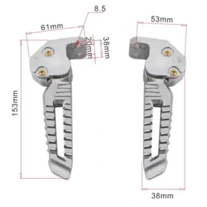 主图-05 Aluminum Motorcycle foot pegs for Tank for Zuma BWS 150CC 200CC Pedals,Nonslip Scooter Foot Pegs