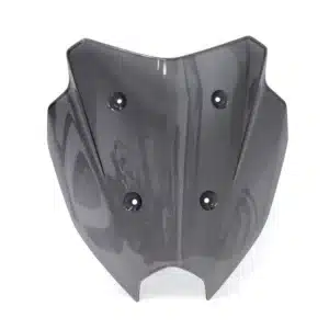 Adjustable Spoiler Clip on Air Motorcycle Windscreen Deflector Guard for Yamaha Nmax155 NMAX155 TURBO 2025 Sports Screen Black