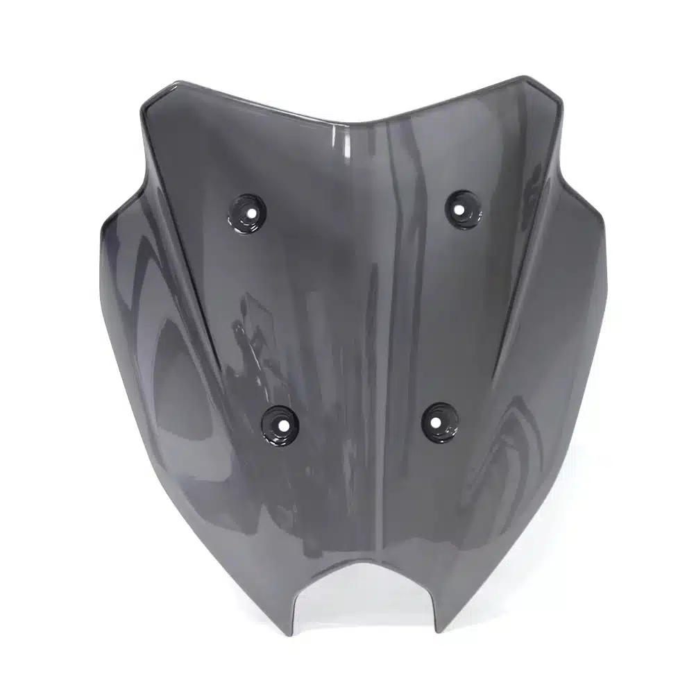Adjustable Spoiler Clip on Air Motorcycle Windscreen Deflector Guard for Yamaha Nmax155 NMAX155 TURBO 2025 Sports Screen Black