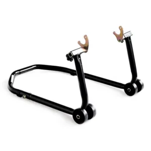 Motorbike Repair Universal Rear Chock Rear Wheel Swingarm Spool Lift Paddock Stand, Adjustable Universal Motorcycle Rear Lift Stand for Sport Bikes