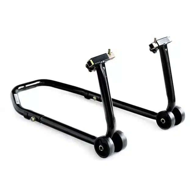 Motorcycle Lift Rear Wheel Swingarm Spool Lift Paddock Stand, Adjustable Universal Motorcycle Rear Lift Stand for Sport Bikes