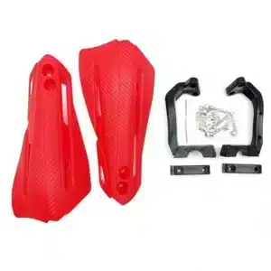 SKU-02-Red Hand Guard Motorcycle Anti-drop Handlebar Protector for Motocross 22MM Aluminum Alloy Bow Guard