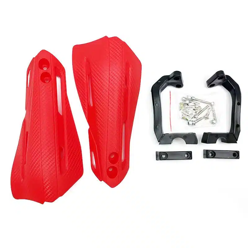 SKU-02-Red Hand Guard Motorcycle Anti-drop Handlebar Protector for Motocross 22MM Aluminum Alloy Bow Guard
