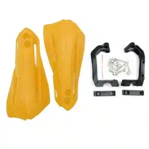 SKU-03-Yellow Hand Guard Motorcycle Anti-drop Handlebar Protector for Motocross 22MM Aluminum Alloy Bow Guard