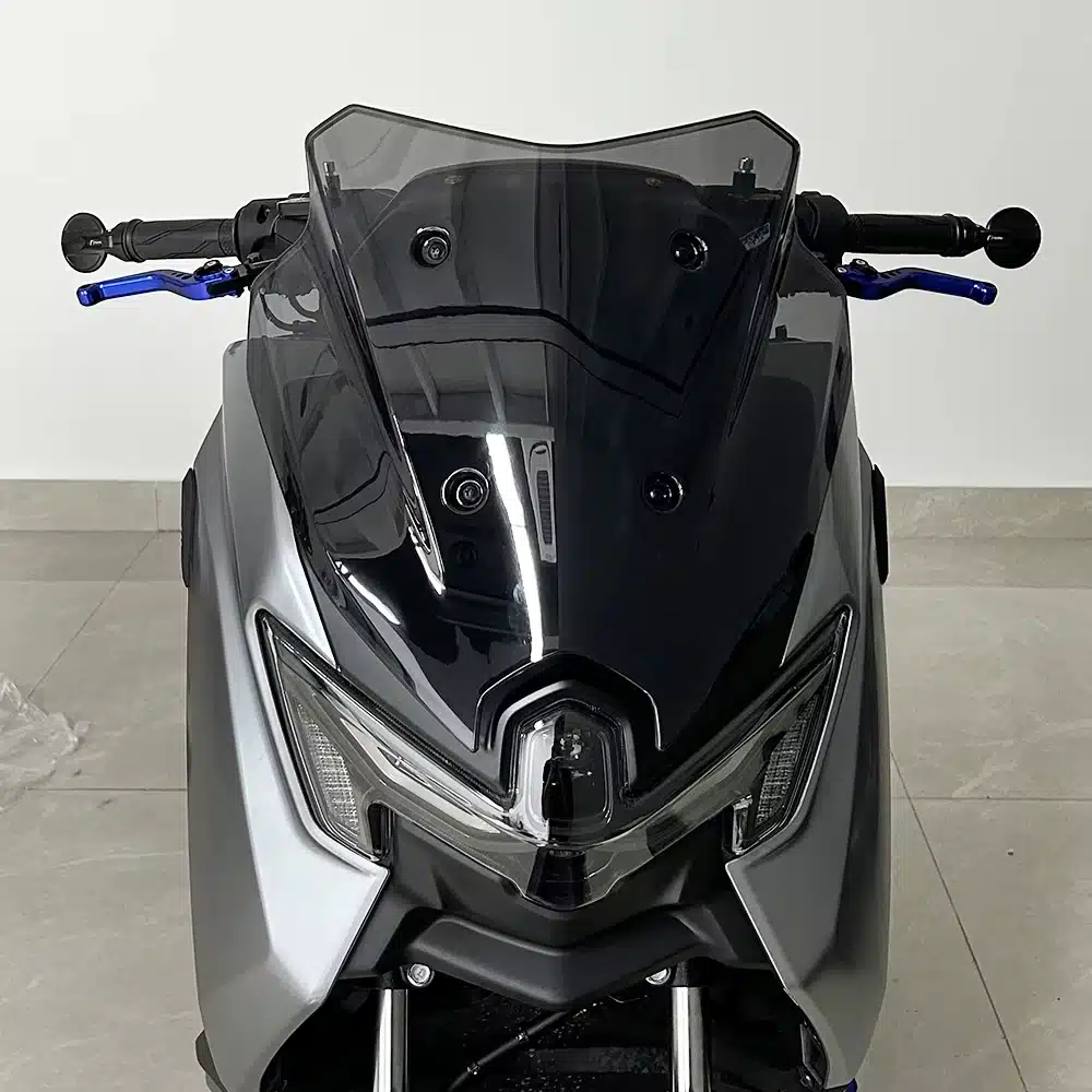 Wind Windshield Extender Motorcycle Windscreen Deflector Guard for Yamaha Nmax155 NMAX155 TURBO 2025 Sports Screen Black