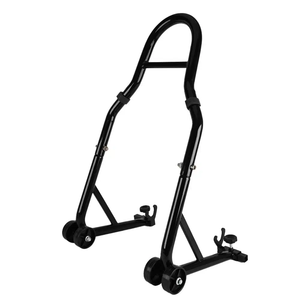 front wheel stabilizer Adjustable Lift Stand Rear Wheel Stand,Pike Bike Rear Paddock Stand 850 LBS Load Capacity