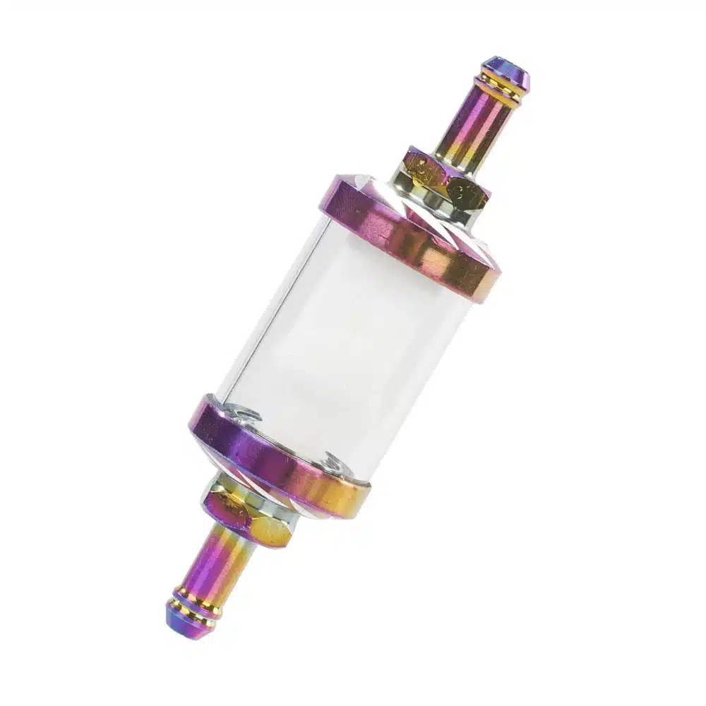 主图-05 Universal NEW Motorcycle Oil Filter CNC 6MM 8MM Motorcycle Gas Fuel Gasoline Oil Filter Dirt Bike Accessories