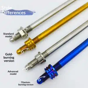 M12 Electric Bicycle wheel axle Cnc Machining M12 Front Rear Wheel Axles M12×1.25